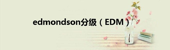edmondson分级（EDM）